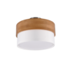 Φωτιστικό Οροφής Trio Lighting SEASONS  2x E14 Kαφέ Ξύλο Και Ύφασμα – 611500201