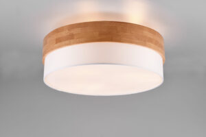 Φωτιστικό Οροφής Trio Lighting SEASONS  3x E27 Φυσικό Ξύλο   – 611500301