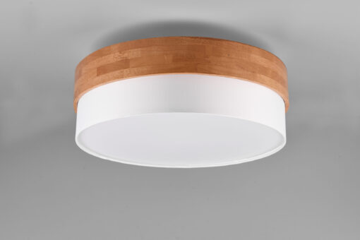 Φωτιστικό Οροφής Trio Lighting SEASONS  3x E27 Φυσικό Ξύλο   – 611500301