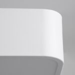 GloboStar® KAMALA 61209-S Πλαφονιέρα Οροφής LED CCT 75W 8625lm 120° AC 220-240V – Εναλλαγή Φωτισμού μέσω Τηλεχειριστηρίου All In One Ψυχρό 6000k+Φυσικό 4500k+Θερμό 2700k Dimmable Μ60 x Π60 x Υ8cm – Λευκό – 3 Years Warranty