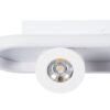 GloboStar® NESPO 61213 Φωτιστικό Οροφής Linear Design LED CCT με Κινούμενα Σποτ LED Spot Downlight 36W 4032lm 360° & 45° AC 220-240V – Εναλλαγή Φωτισμού μέσω Διακόπτη On/Off All In One Ψυχρό 6000k+Φυσικό 4500k+Θερμό 2700k Μ40 x Π13 x Υ6.5cm – Λευκό