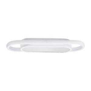 GloboStar® IGOR 61217 Φωτιστικό Οροφής Linear Design LED CCT 24W 2880lm 210° AC 220-240V – Εναλλαγή Φωτισμού μέσω Διακόπτη On/Off All In One Ψυχρό 6000k+Φυσικό 4500k+Θερμό 2700k Μ41 x Π13 x Υ4.5cm – Λευκό – 3 Years Warranty