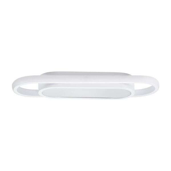 GloboStar® IGOR 61217 Φωτιστικό Οροφής Linear Design LED CCT 24W 2880lm 210° AC 220-240V – Εναλλαγή Φωτισμού μέσω Διακόπτη On/Off All In One Ψυχρό 6000k+Φυσικό 4500k+Θερμό 2700k Μ41 x Π13 x Υ4.5cm – Λευκό – 3 Years Warranty