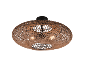 Φωτιστικό Οροφής Trio Lighting 2χE27   Μαύρο Ματ Μεταλλικό    – 612300236