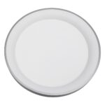 GloboStar® SALEM 61238 Πλαφονιέρα Οροφής Δαχτυλίδι-Κύκλος LED CCT 105W 12075lm 120° AC 220-240V – Εναλλαγή Φωτισμού μέσω Τηλεχειριστηρίου All In One Ψυχρό 6000k+Φυσικό 4500k+Θερμό 2700k Dimmable Φ60cm – Ασημί – 3 Years Warranty