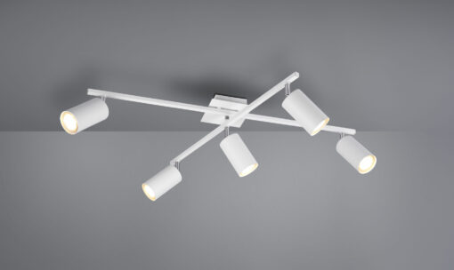 Φωτιστικό Οροφής Trio Lighting   5xGU10 Λευκό Μεταλλικό    612400501