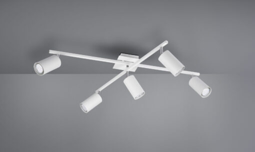 Φωτιστικό Οροφής Trio Lighting   5xGU10 Λευκό Μεταλλικό    612400501