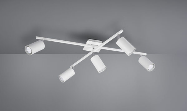 Φωτιστικό Οροφής Trio Lighting   5xGU10 Λευκό Μεταλλικό    612400501