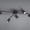 Φωτιστικό Οροφής Trio Lighting   5xGU10 Μαύρο Ματ Μεταλλικό    612400532