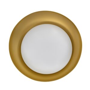 GloboStar® ANATOLIA 61263 Πλαφονιέρα Οροφής LED CCT 60W 6900lm 120° AC 220-240V – Εναλλαγή Φωτισμού μέσω Τηλεχειριστηρίου All In One Ψυχρό 6000k+Φυσικό 4500k+Θερμό 2700k Dimmable Φ43cm – Χρυσό – 3 Years Warranty