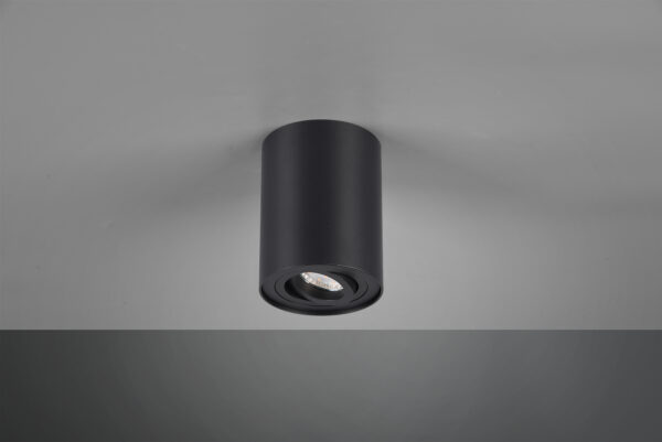 Φωτιστικό Οροφής Trio Lighting   GU10 Μαύρο Ματ Μεταλλικό    612900132