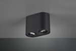 Φωτιστικό Οροφής Trio Lighting   GU10 Μαύρο Ματ Μεταλλικό    612900232