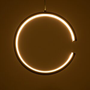 GloboStar® CEROBA 61306 Κρεμαστό Φωτιστικό Οροφής Linear Design LED CCT 12W 1320lm 360° AC 220-240V – Εναλλαγή Φωτισμού μέσω Διακόπτη On/Off All In One Ψυχρό 6000k+Φυσικό 4500k+Θερμό 2700k Φ22 x Π2cm – Μαύρο – 3 Years Warranty