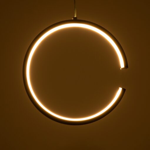 GloboStar® CEROBA 61306 Κρεμαστό Φωτιστικό Οροφής Linear Design LED CCT 12W 1320lm 360° AC 220-240V – Εναλλαγή Φωτισμού μέσω Διακόπτη On/Off All In One Ψυχρό 6000k+Φυσικό 4500k+Θερμό 2700k Φ22 x Π2cm – Μαύρο – 3 Years Warranty