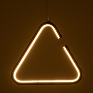 GloboStar® CEROBA 61307 Κρεμαστό Φωτιστικό Οροφής Linear Design LED CCT 12W 1320lm 360° AC 220-240V – Εναλλαγή Φωτισμού μέσω Διακόπτη On/Off All In One Ψυχρό 6000k+Φυσικό 4500k+Θερμό 2700k Μ22 x Π2 x Υ22cm – Μαύρο – 3 Years Warranty