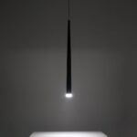 GloboStar® TEARS 61310 Κρεμαστό Φωτιστικό Οροφής Design LED CCT 3W 330lm 180° AC 220-240V – Εναλλαγή Φωτισμού μέσω Διακόπτη On/Off All In One Ψυχρό 6000k+Φυσικό 4500k+Θερμό 2700k Φ3.2 x Υ51.5cm – Χρυσό Βούρτσας – 3 Years Warranty