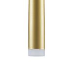 GloboStar® TEARS 61310 Κρεμαστό Φωτιστικό Οροφής Design LED CCT 3W 330lm 180° AC 220-240V – Εναλλαγή Φωτισμού μέσω Διακόπτη On/Off All In One Ψυχρό 6000k+Φυσικό 4500k+Θερμό 2700k Φ3.2 x Υ51.5cm – Χρυσό Βούρτσας – 3 Years Warranty