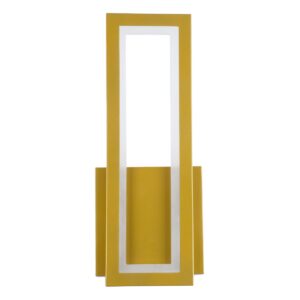 GloboStar® TIARA 61328 Φωτιστικό Τοίχου – Απλίκα Design LED CCT 12W 1440lm 360° AC 220-240V – Εναλλαγή Φωτισμού μέσω Διακόπτη On/Off All In One Ψυχρό 6000k+Φυσικό 4500k+Θερμό 2700k Μ12.5 x Π4 x Υ32cm – Χρυσό – 3 Years Warranty