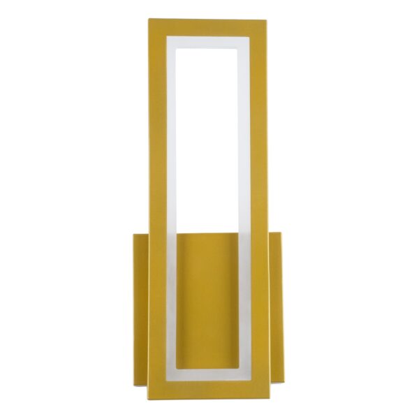 GloboStar® TIARA 61328 Φωτιστικό Τοίχου – Απλίκα Design LED CCT 12W 1440lm 360° AC 220-240V – Εναλλαγή Φωτισμού μέσω Διακόπτη On/Off All In One Ψυχρό 6000k+Φυσικό 4500k+Θερμό 2700k Μ12.5 x Π4 x Υ32cm – Χρυσό – 3 Years Warranty