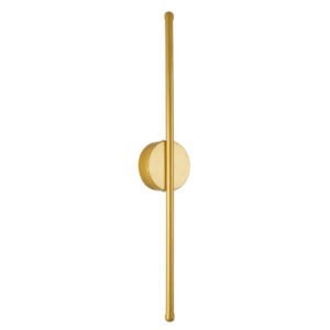 GloboStar® DIADEM 61330 Φωτιστικό Τοίχου – Απλίκα Design LED CCT 9W 1080lm 120° AC 220-240V – Εναλλαγή Φωτισμού μέσω Διακόπτη On/Off All In One Ψυχρό 6000k+Φυσικό 4500k+Θερμό 2700k Μ10 x Π4 x Υ60cm – Χρυσό – 3 Years Warranty