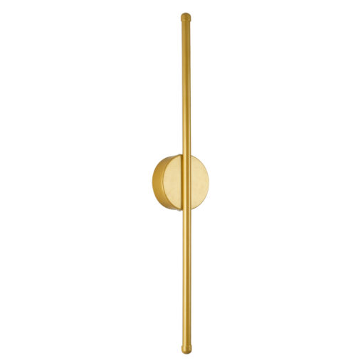 GloboStar® DIADEM 61330 Φωτιστικό Τοίχου – Απλίκα Design LED CCT 9W 1080lm 120° AC 220-240V – Εναλλαγή Φωτισμού μέσω Διακόπτη On/Off All In One Ψυχρό 6000k+Φυσικό 4500k+Θερμό 2700k Μ10 x Π4 x Υ60cm – Χρυσό – 3 Years Warranty