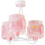 Ango Little Elephant Pink κρεμαστό τρίφωτο οροφής (61337[S])