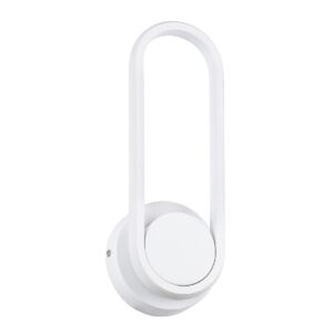 GloboStar® DALLAS 61346 Φωτιστικό Τοίχου – Απλίκα Design LED CCT 12W 1440lm 360° AC 220-240V – Εναλλαγή Φωτισμού μέσω Διακόπτη On/Off All In One Ψυχρό 6000k+Φυσικό 4500k+Θερμό 2700k Μ12 x Π6.5 x Υ32cm – Λευκό – 3 Years Warranty