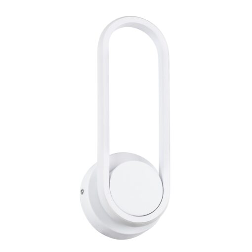 GloboStar® DALLAS 61346 Φωτιστικό Τοίχου – Απλίκα Design LED CCT 12W 1440lm 360° AC 220-240V – Εναλλαγή Φωτισμού μέσω Διακόπτη On/Off All In One Ψυχρό 6000k+Φυσικό 4500k+Θερμό 2700k Μ12 x Π6.5 x Υ32cm – Λευκό – 3 Years Warranty
