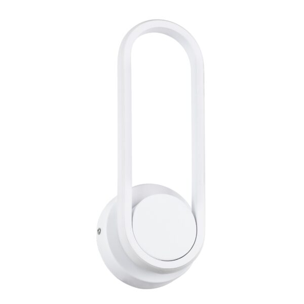 GloboStar® DALLAS 61346 Φωτιστικό Τοίχου – Απλίκα Design LED CCT 12W 1440lm 360° AC 220-240V – Εναλλαγή Φωτισμού μέσω Διακόπτη On/Off All In One Ψυχρό 6000k+Φυσικό 4500k+Θερμό 2700k Μ12 x Π6.5 x Υ32cm – Λευκό – 3 Years Warranty