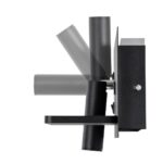 GloboStar® PALADIN 61351 Μοντέρνο Φωτιστικό Τοίχου – Απλίκα Ξενοδοχείου Bed Side LED 6W 720lm 36° AC 220-240V – Reading Light & Κρυφός Φωτισμός – Φορτιστές USB 3A & Wireless 20W – Μ30 x Π11 x Υ12cm – Φυσικό Λευκό 4500K – Μαύρο – Αριστερό