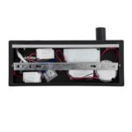 GloboStar® PALADIN 61351 Μοντέρνο Φωτιστικό Τοίχου – Απλίκα Ξενοδοχείου Bed Side LED 6W 720lm 36° AC 220-240V – Reading Light & Κρυφός Φωτισμός – Φορτιστές USB 3A & Wireless 20W – Μ30 x Π11 x Υ12cm – Φυσικό Λευκό 4500K – Μαύρο – Αριστερό