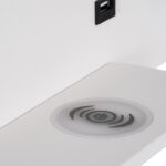 GloboStar® PALADIN 61354 Μοντέρνο Φωτιστικό Τοίχου – Απλίκα Ξενοδοχείου Bed Side LED 6W 720lm 36° AC 220-240V – Reading Light & Κρυφός Φωτισμός – Φορτιστές USB 3A & Wireless 20W – Μ30 x Π11 x Υ12cm – Φυσικό Λευκό 4500K – Λευκό – Δεξί