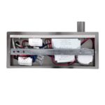 GloboStar® PALADIN 61356 Μοντέρνο Φωτιστικό Τοίχου – Απλίκα Ξενοδοχείου Bed Side LED 6W 720lm 36° AC 220-240V – Reading Light & Κρυφός Φωτισμός – Φορτιστές USB 3A & Wireless 20W – Μ30 x Π11 x Υ12cm – Φυσικό Λευκό 4500K – Νίκελ Βούρτσας – Δεξί