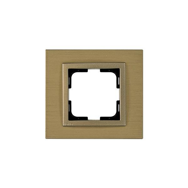 ΠΛΑΙΣΙΟ Ι ΘΕΣΗΣ ΑΛΟΥΜΙΝΙΟ ΜΠΡΟΝΖΕ EUROLAMP – 152-10860