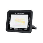 GloboStar® ATLAS 61424 Επαγγελματικός Προβολέας LED 50W 5750lm 120° AC 220-240V – Αδιάβροχος IP67 – Μ21 x Π3.5 x Υ16cm – Μαύρο – Θερμό Λευκό 2700K – LUMILEDS Chips – TÜV Rheinland Certified – 5 Years Warranty