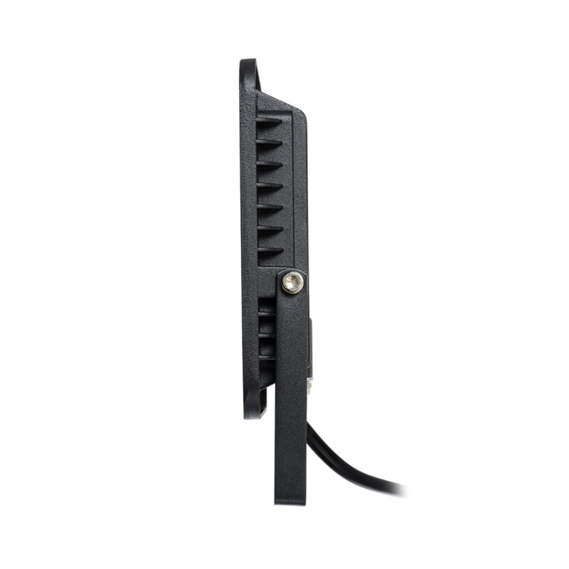 GloboStar® ATLAS 61424 Επαγγελματικός Προβολέας LED 50W 5750lm 120° AC 220-240V – Αδιάβροχος IP67 – Μ21 x Π3.5 x Υ16cm – Μαύρο – Θερμό Λευκό 2700K – LUMILEDS Chips – TÜV Rheinland Certified – 5 Years Warranty