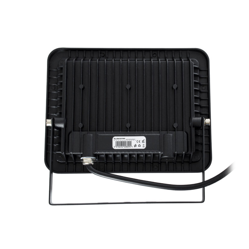 GloboStar® ATLAS 61424 Επαγγελματικός Προβολέας LED 50W 5750lm 120° AC 220-240V – Αδιάβροχος IP67 – Μ21 x Π3.5 x Υ16cm – Μαύρο – Θερμό Λευκό 2700K – LUMILEDS Chips – TÜV Rheinland Certified – 5 Years Warranty