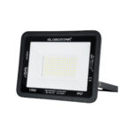 GloboStar® ATLAS 61425 Επαγγελματικός Προβολέας LED 100W 12500lm 120° AC 220-240V – Αδιάβροχος IP67 – Μ27 x Π4 x Υ21cm – Μαύρο – Ψυχρό Λευκό 6000K – LUMILEDS Chips – TÜV Rheinland Certified – 5 Years Warranty