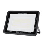 GloboStar® ATLAS 61430 Επαγγελματικός Προβολέας LED 150W 17250lm 120° AC 220-240V – Αδιάβροχος IP67 – Μ32 x Π4 x Υ23cm – Μαύρο – Θερμό Λευκό 2700K – LUMILEDS Chips – TÜV Rheinland Certified – 5 Years Warranty