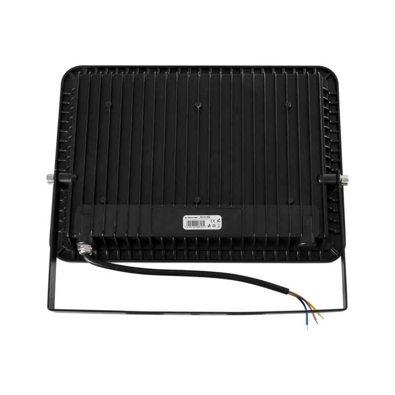 GloboStar® ATLAS 61430 Επαγγελματικός Προβολέας LED 150W 17250lm 120° AC 220-240V – Αδιάβροχος IP67 – Μ32 x Π4 x Υ23cm – Μαύρο – Θερμό Λευκό 2700K – LUMILEDS Chips – TÜV Rheinland Certified – 5 Years Warranty