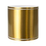 GloboStar® MARETTI 61447 Επιφανειακό Στρόγγυλο Φωτιστικό Σποτ με Ντουί 1 x GU10 VDE Certified AC 220-240V Αδιάβροχο IP65 – Σώμα Αλουμινίου & Υψηλής Αντοχής Tempered Glass – Φ9 x Υ9cm – Χρυσό Πλατίνα – 5 Χρόνια Εγγύηση