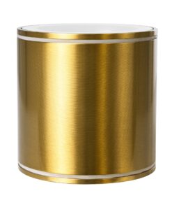 GloboStar® MARETTI 61447 Επιφανειακό Στρόγγυλο Φωτιστικό Σποτ με Ντουί 1 x GU10 VDE Certified AC 220-240V Αδιάβροχο IP65 – Σώμα Αλουμινίου & Υψηλής Αντοχής Tempered Glass – Φ9 x Υ9cm – Χρυσό Πλατίνα – 5 Χρόνια Εγγύηση