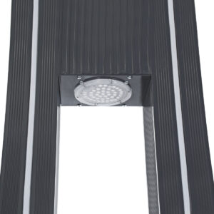 GloboStar® MERIDA 61513 Urban Light Φωτιστικό Πάρκου – Πλατείας – Κήπου Ύψους 2 μέτρων LED 40W 5440lm 60° AC100-240VAC IP67 IK09 – Μ32 x Π13 x Υ200cm – Anthracite Grey – Φυσικό Λευκό 4000K – LUMILEDS – MEAN WELL DRIVER – 5 Years Warranty