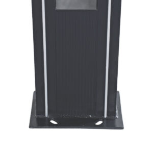 GloboStar® MERIDA 61513 Urban Light Φωτιστικό Πάρκου – Πλατείας – Κήπου Ύψους 2 μέτρων LED 40W 5440lm 60° AC100-240VAC IP67 IK09 – Μ32 x Π13 x Υ200cm – Anthracite Grey – Φυσικό Λευκό 4000K – LUMILEDS – MEAN WELL DRIVER – 5 Years Warranty