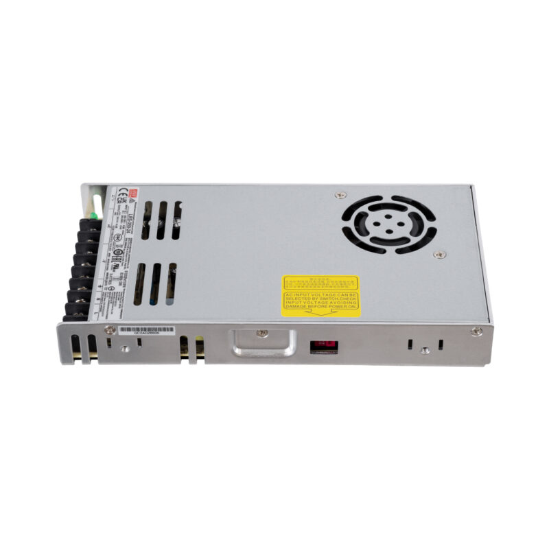 GloboStar® LRS-350-24 61531 MEANWELL Ρυθμιζόμενο Μεταλλικό Τροφοδοτικό PELV για Προϊόντα LED 350W 14.6A – AC 220-240V σε DC 24V – Ρυθμιζόμενο από 21.6VDC έως 28.8VDC – IP20 Μ21.5 x Π11.5 x Υ3cm – 3 Years Warranty