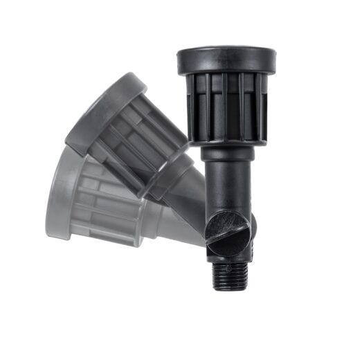 GloboStar® GARDENINI 61545 Καρφωτό Φωτιστικό Σποτ Κήπου LED 5W 550lm 38° DC 24V IP68 Υψηλής Αντοχής ABS IK06 Φ5.5 x Υ13.5cm – Μπλε 450nm Dimmable – Μαύρο – Bridgelux Chip – 3 Years Warranty