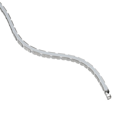 GloboStar® NEONPRO 61698 Εύκαμπτη Βάση Στήριξης για την NEONPRO Professional Neon Flex LED 10W/m 24VDC & 48VDC με Π6 x Υ1.2cm – Ασημί – Μ1000 x Π0.7 x Υ1.2cm – Πακέτο 1 Τεμάχιο των 10 Μέτρων