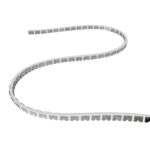 GloboStar® NEONPRO 61698 Εύκαμπτη Βάση Στήριξης για την NEONPRO Professional Neon Flex LED 10W/m 24VDC & 48VDC με Π6 x Υ1.2cm – Ασημί – Μ1000 x Π0.7 x Υ1.2cm – Πακέτο 1 Τεμάχιο των 10 Μέτρων