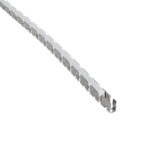 GloboStar® NEONPRO 61698 Εύκαμπτη Βάση Στήριξης για την NEONPRO Professional Neon Flex LED 10W/m 24VDC & 48VDC με Π6 x Υ1.2cm – Ασημί – Μ1000 x Π0.7 x Υ1.2cm – Πακέτο 1 Τεμάχιο των 10 Μέτρων