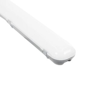 GloboStar® PARKING 61702 LED Γραμμικό Βιομηχανικό Φωτιστικό Tri-Proof 120cm 48W 5760lm 120° AC 220-240V Αδιάβροχο IP67 –  2.4G Smart Group Control System with Microwave Sensor – Μ120 x Π10,5 x Υ8cm – 5000K – 5 Χρόνια Εγγύηση